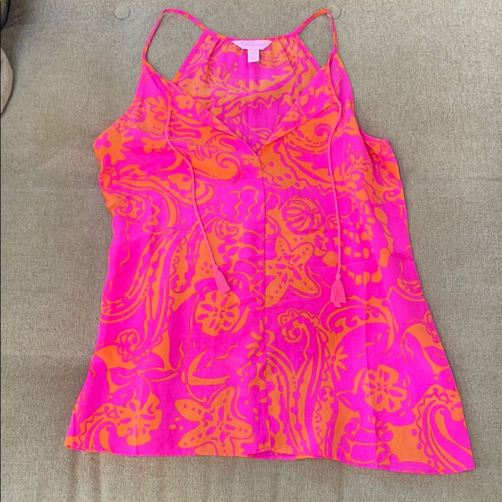 Lilly Pulitzer silk tank